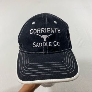Western Cap Corriente Saddle Co. Bull Graphic Cap Black and White baseba…